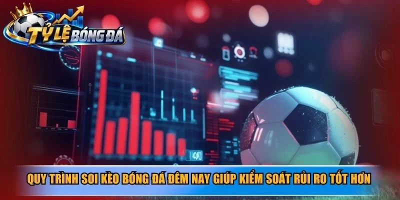 Quy trình soi kèo bóng đá đêm nay giúp kiểm soát rủi ro tốt hơn