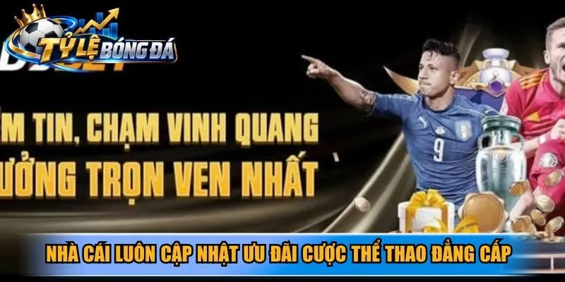 Nhà cái luôn cập nhật ưu đãi cược thể thao đẳng cấp và chất lượng