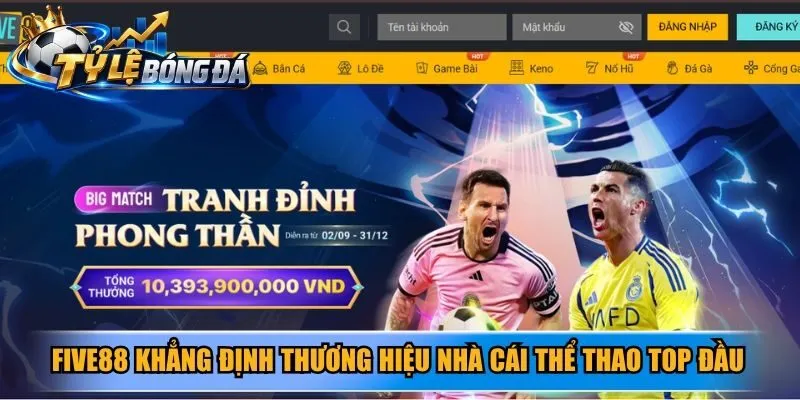 Five88 khẳng định thương hiệu nhà cái thể thao top đầu
