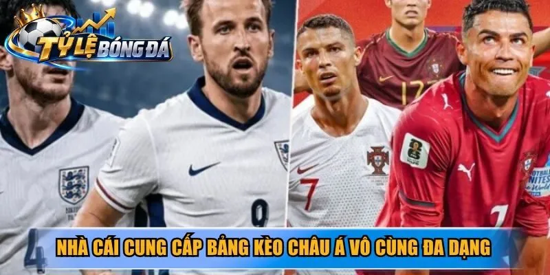 Nhà cái cung cấp bảng kèo châu Á vô cùng đa dạng, nhiều mức thưởng