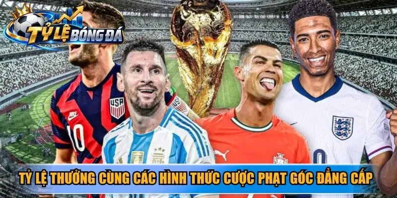 Tỷ lệ thưởng cùng các hình thức cược phạt góc đẳng cấp nhất