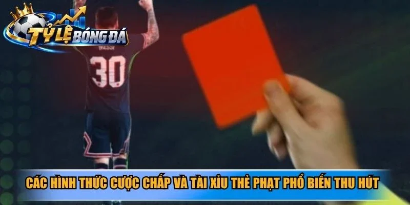 Các hình thức cược chấp và tài xỉu thẻ phạt phổ biến thu hút nhất
