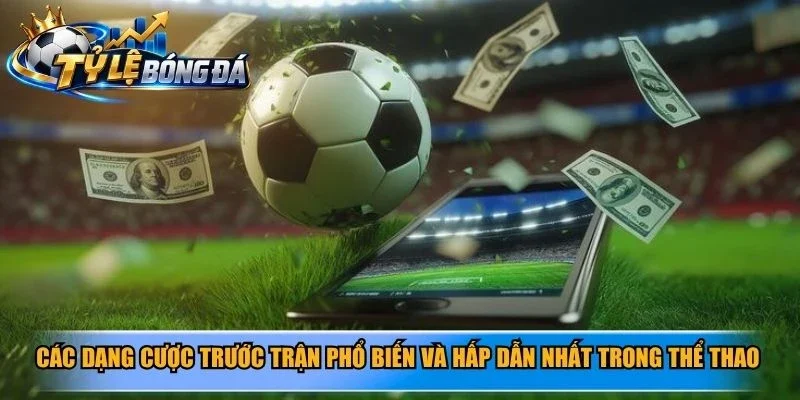Các dạng cược trước trận phổ biến và hấp dẫn nhất trong thể thao