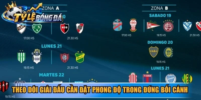 Theo dõi giải đấu cần đặt phong độ trong đúng bối cảnh