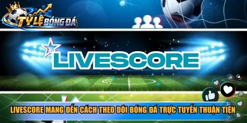 Livescore mang đến cách theo dõi bóng đá trực tuyến thuận tiện