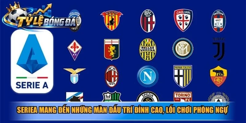 SerieA mang đến những màn đấu trí đỉnh cao, lối chơi phòng ngự