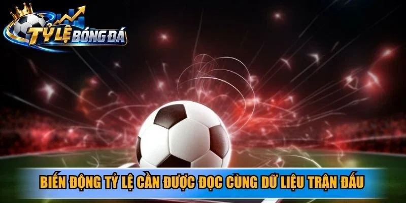 Biến động tỷ lệ cần được đọc cùng dữ liệu trận đấu