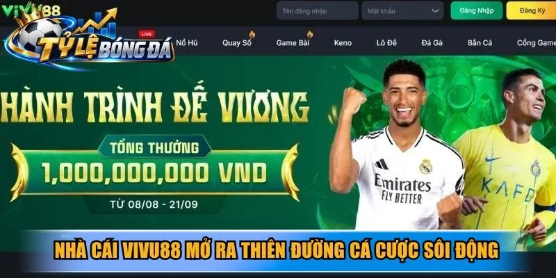 Nhà cái Vivu88 mở ra thiên đường cá cược vô cùng sôi động